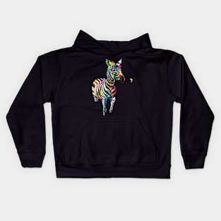 Zebra Conservation Efforts Kids Hoodie